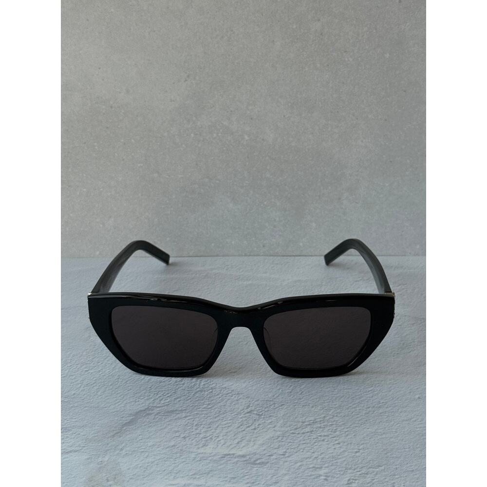 NEW Saint Laurent SL M127/F Sunglasses in Black - Picture 6 of 9
